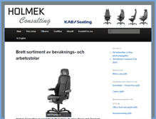Tablet Screenshot of holmek.se